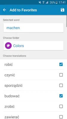 German-Polish Dictionary android App screenshot 0