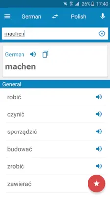 German-Polish Dictionary android App screenshot 7